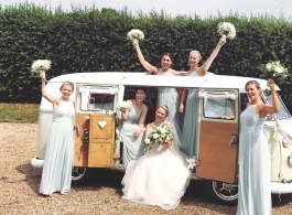 1960s Campervan for wedding hire in Brentwood